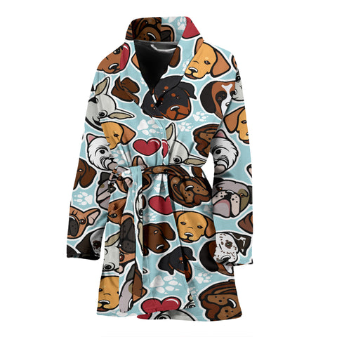 Dog Lovers Women's Bath Robe