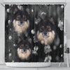 Finnish Lapphund Print Shower Curtains-Free Shipping