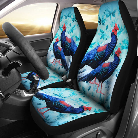 Hoogerwerf's Pheasant (Aceh Pheasant) Bird Print Car Seat Covers-Free Shipping