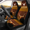 Amazing Texas Longhorn Cattle (Cow) Print Car Seat Covers-Free Shipping