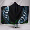 African Cichlid Fish Print Hooded Blanket-Free Shipping