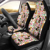 Yorkie Dog Floral Print Car Seat Covers-Free Shipping