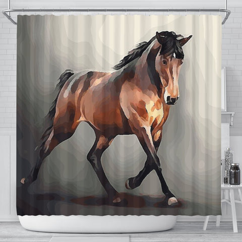 Tennessee Walking Horse Print Shower Curtain-Free Shipping