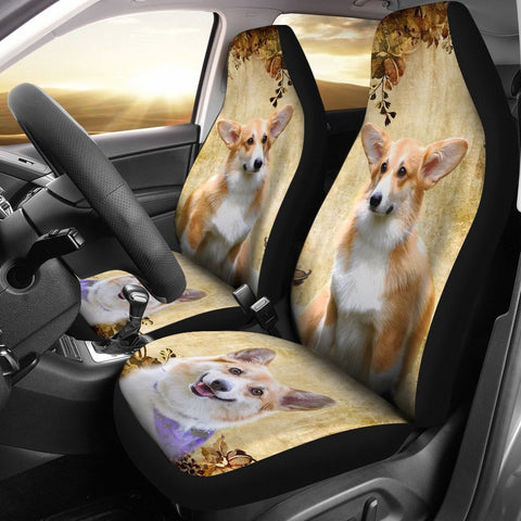 Pembroke Welsh Corgi Print Car Seat Covers-Free Shipping