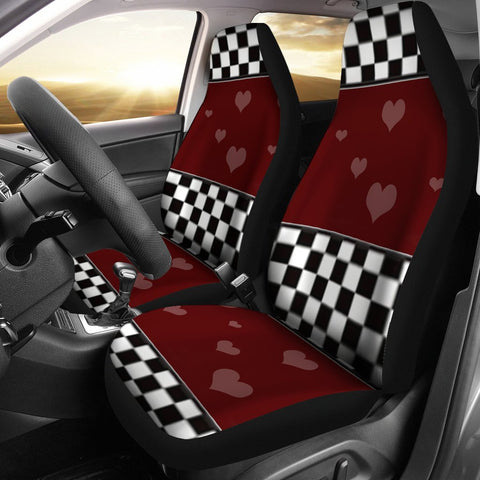 Heart Print Car Seat Covers-Free Shipping