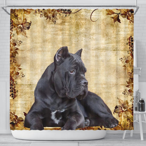 Cute Cane Corso Print Shower Curtains-Free Shipping