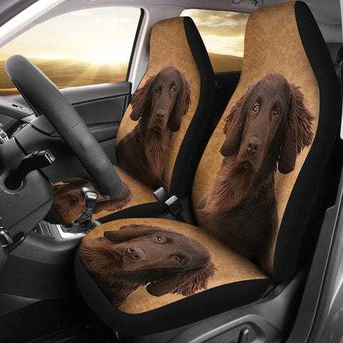 Flat Coated Retriever Print Car Seat Covers-Free Shipping