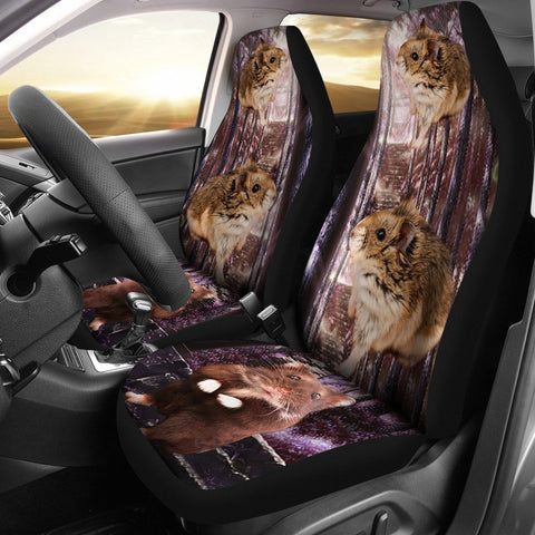 Djungarian Hamster (Dwarf Hamster) Print Car Seat Covers- Free Shipping