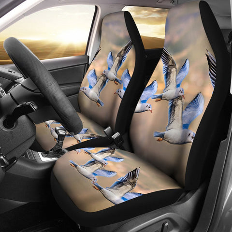 Gulls or Seagulls Bird Flying Print Car Seat Covers-Free Shipping