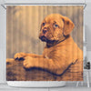 Dogue De Bordeaux (Bordeaux Mastiff) Puppy Print Shower Curtains-Free Shipping
