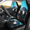 Amazing Belted Galloway Cow (Cattle) Print Car Seat Covers