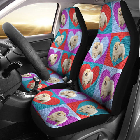 Chow Chow Dog Print Car Seat Covers-Free Shipping