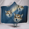 Norwegian Lundehund Print Hooded Blanket-Free Shipping