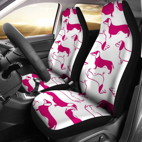 Dachshund Dog Patterns Print Car Seat Covers-Free Shipping