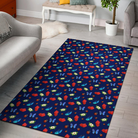 Butterfly Garden Area Rug