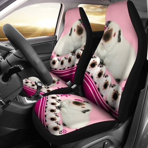 Cute Himalayan guinea pig Print Car Seat Covers-Free Shipping