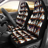 Zebra Finch Bird Pattern Print Car Seat Covers-Free Shipping