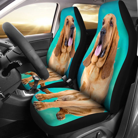 Bloodhound Dog Print Car Seat Covers-Free Shipping