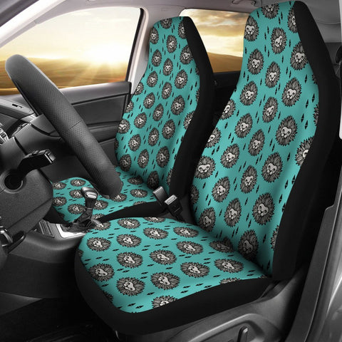 Funny Lion Pattern Print Car Seat Covers-Free Shipping