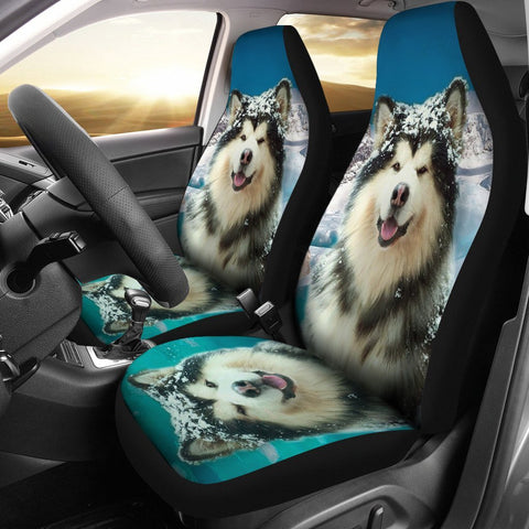 Alaskan Malamute Print Car Seat Covers- Free Shipping