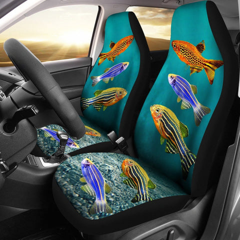 Slender Danios Fish Print Car Seat Covers-Free Shipping
