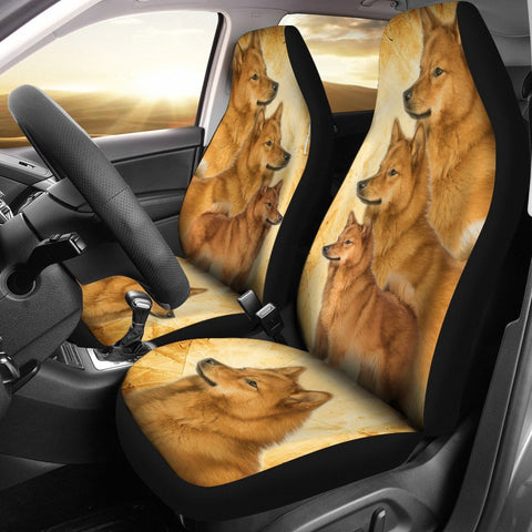 Finnish Spitz Dog Print Car Seat Covers- Free Shipping