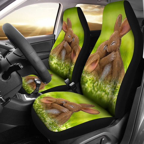 Cute Easter Bunny Print Car Seat Covers-Free Shipping