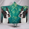 Cute Boston Terrier Print Hooded Blanket-Free Shipping