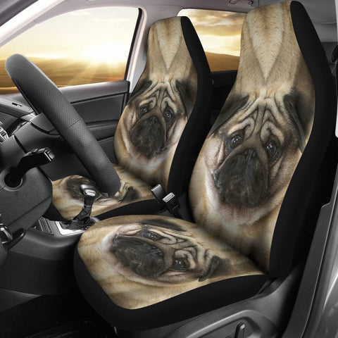 Cute Pug Print Car Seat Covers-Free Shipping