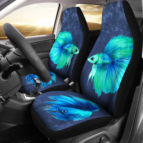 Siamese Fighting Fish (Betta Fish) Print Car Seat Covers-Free Shipping