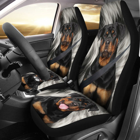 Rottweiler Print Car Seat Covers- Free Shipping