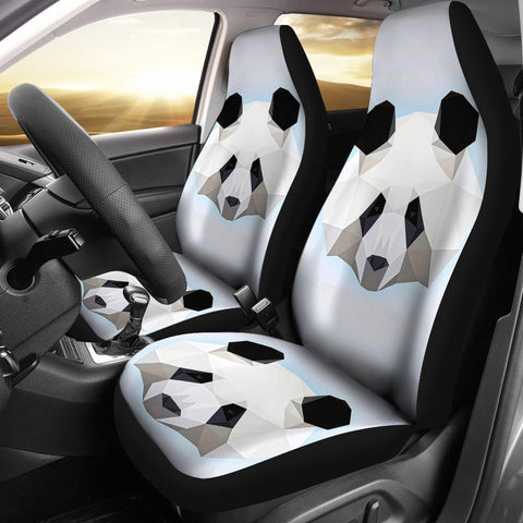 Lovely Panda Art Print Car Seat Covers-Free Shipping