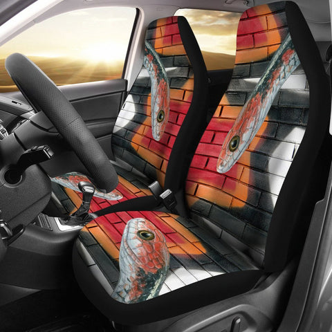Snake Red Print Car Seat Covers-Free Shipping