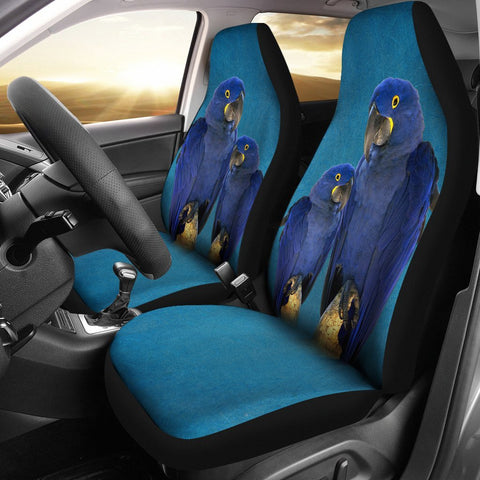 Cute Hyacinth Macaw Print Car Seat Covers-Free Shipping