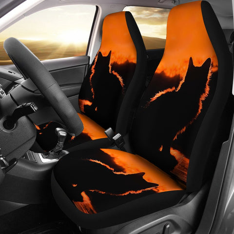 Cat Shadow Print Car Seat Covers-Free Shipping