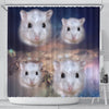 Campbell's Dwarf Hamster Print Shower Curtains-Free Shipping