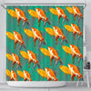 Beautiful GoldFish Print Shower Curtains-Free Shipping