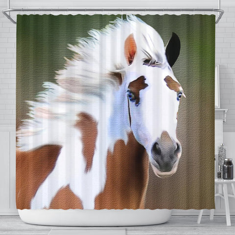 Gypsy horse Print Shower Curtain-Free Shipping