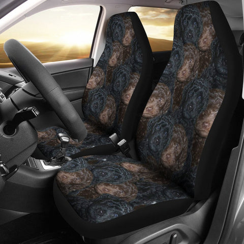 Barbet Dog In Lots Print Car Seat Covers-Free Shipping