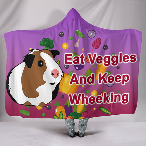 Guinea Pig Lovers Hooded Blanket