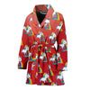 Rainbow Unicorn Patterns Print Women's Bath Robe-Free Shipping