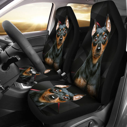 Miniature Pinscher Print Car Seat Covers-Free Shipping