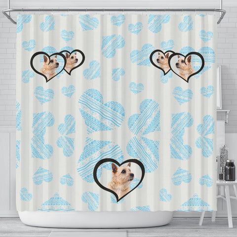 Norwich Terrier Print Shower Curtain-Free Shipping