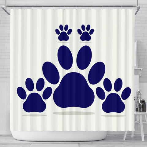 Dog Paws Art Print Shower Curtains-Free Shipping