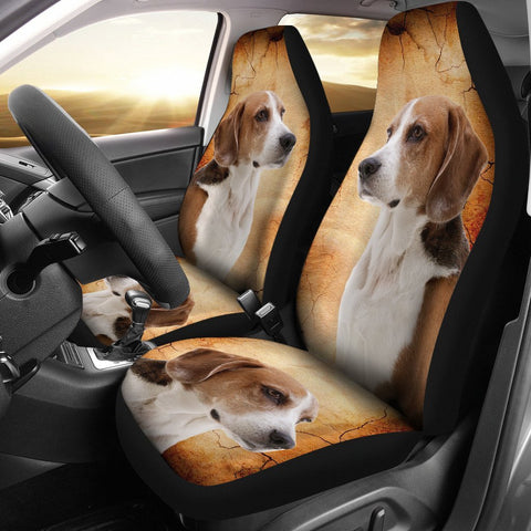 English Foxhound Print Car Seat Covers- Free Shipping