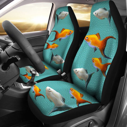 Mollie Fish Print Car Seat Covers-Free Shipping