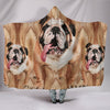 Amazing Bulldog Print Hooded Blanket-Free Shipping