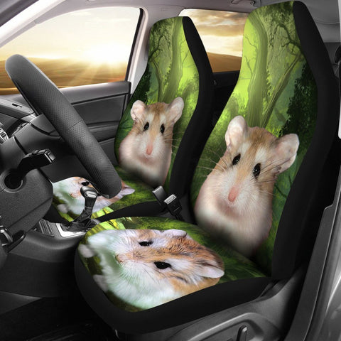 Roborovski Dwarf Hamster(Desert Hamster) Print Car Seat Covers- Free Shipping