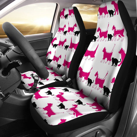 Amazing Walking Cat Print Car Seat Covers-Free Shipping