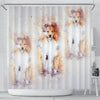 Shetland Sheepdog Art Print Shower Curtains-Free Shipping